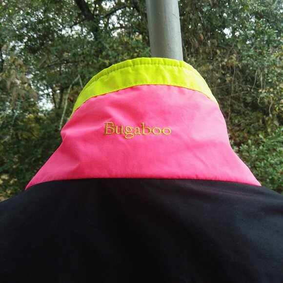 Vintage 90s Columbia Bugaboo Zip Up Neon Nylon Granola Girl Gorpcore Jacket - Picture 10 of 12